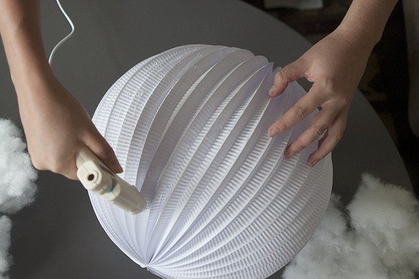 Облако-светильник своими руками