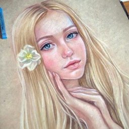 ​Портрет пастелью: рисуем девушку