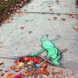 ​Рисунки на асфальте: идеи для творчества