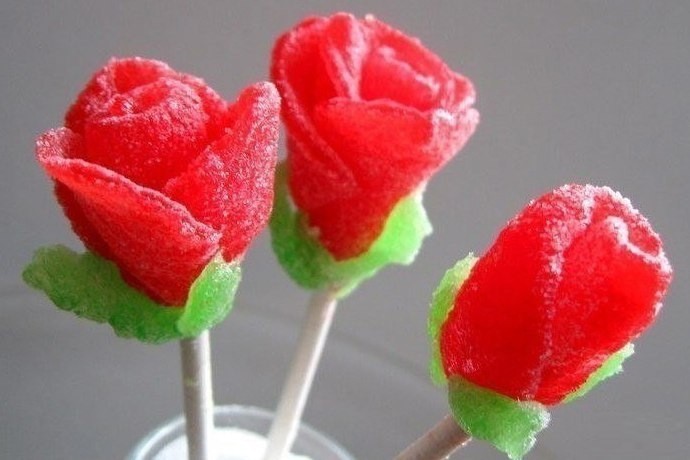 ​Розы из мармелада