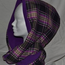 Шарф-хомут с капюшоном