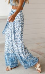 Широкие летние брюки