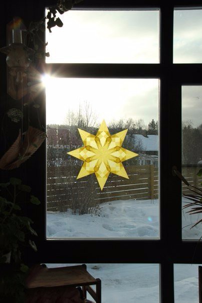 Звёздочки в технике оригами