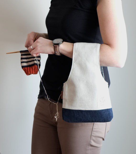 ​Как сшить сумочку для вязания, с которой будет удобно в любом месте