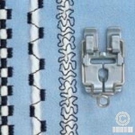 Пришиваем на машинке декоративные шнуры