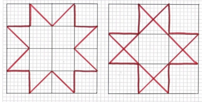 Покрывало "Северная звезда" в технике пэчворк Покрывало "Северная звезда" в технике пэчворк