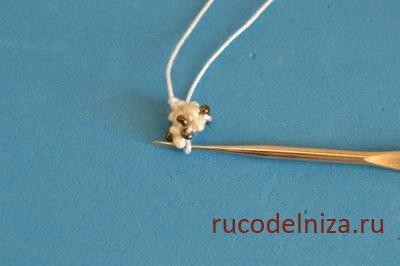 Простой и красивый жгут из бисера крючком: мастер-класс