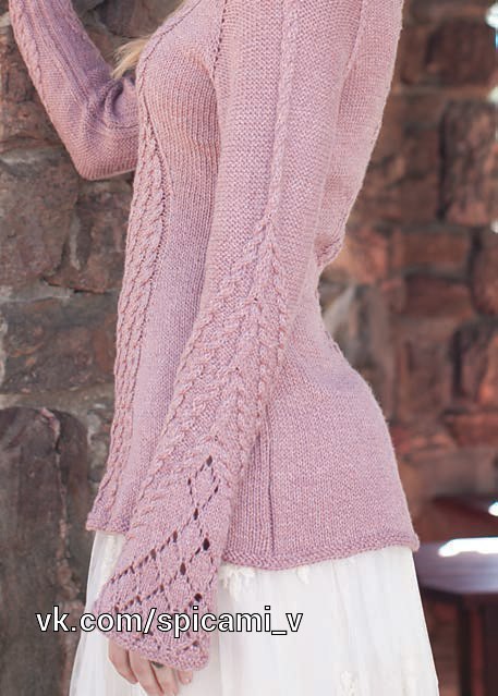 Пуловер изумительной красоты и элегантности Пуловер изумительной красоты и элегантности