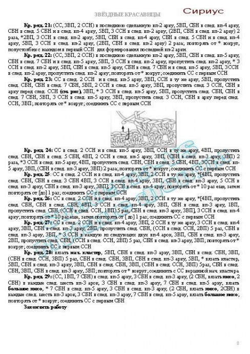 Салфетка с чудесными ажурами