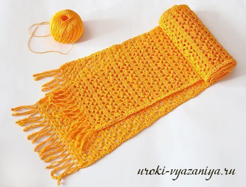 Ажурные шарфы для стильных весенних образов