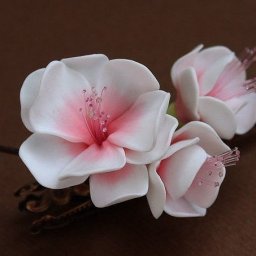 Цветы из полимерной глины