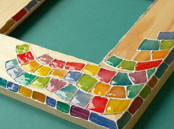 Идея декора рамки для фото