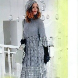 Комплект из платья и модной круглой сумочки