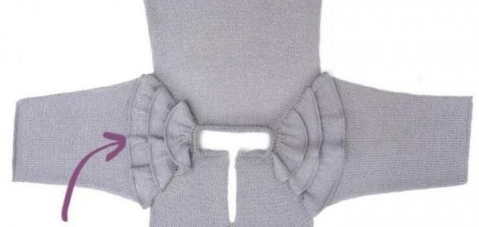 Вязаные воланчики