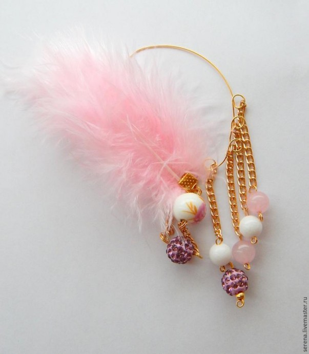 Кафф с пером