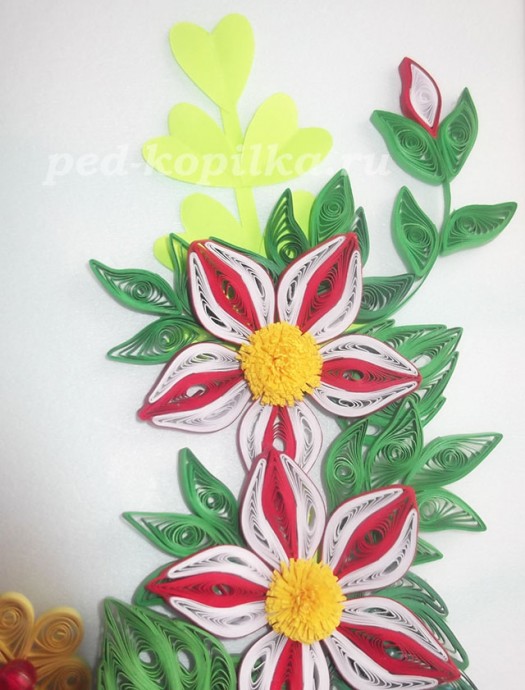 Мастер-класс "Капелька лета" в технике квиллинг