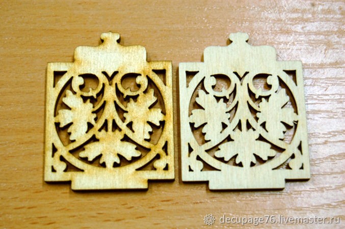 Сборка заготовок для декупажа