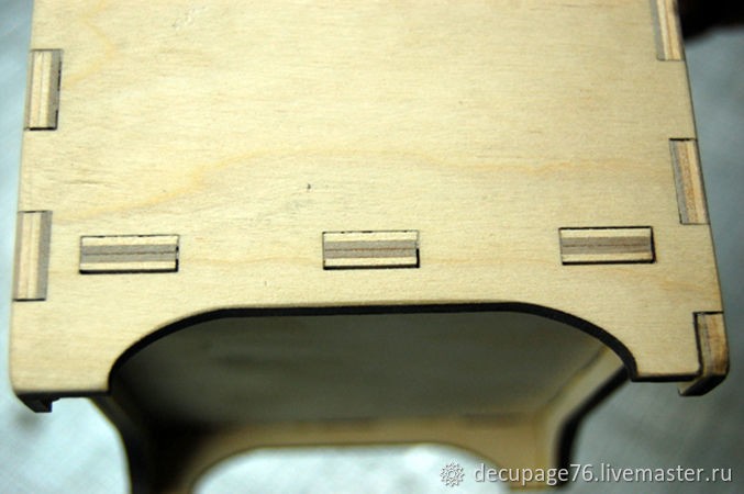 Сборка заготовок для декупажа