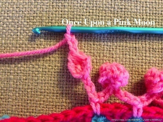 Интересная обвязка края крючком: мастер-класс