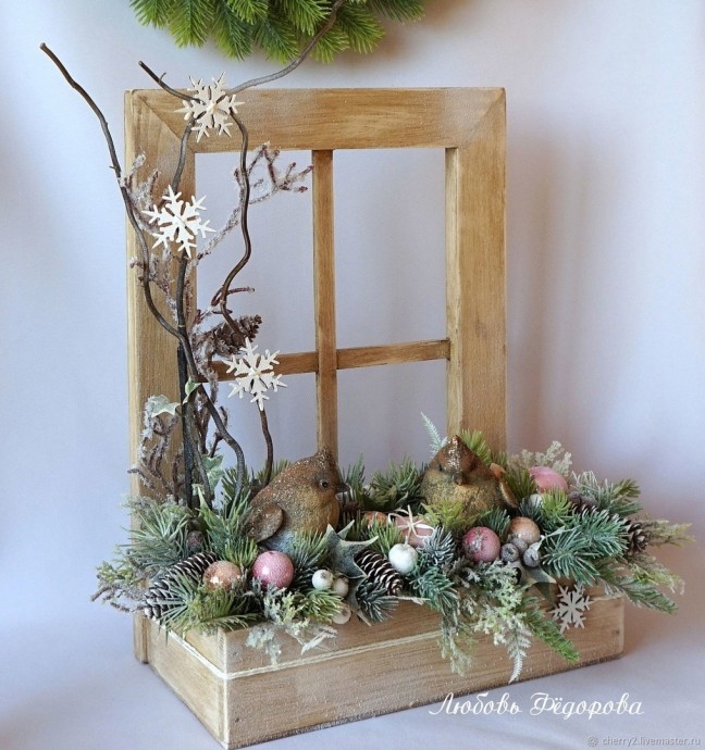 Прелестные окошечки с новогодним настроением