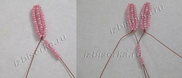 Очень красивый гиацинт из бисера