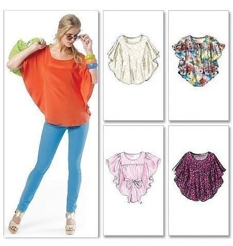 Очень простая выкройка летней туники