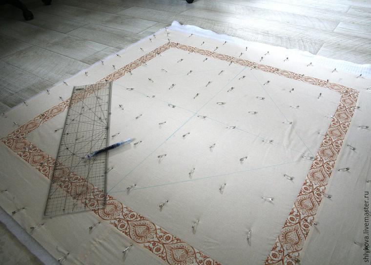 Одеяло в технике квилтинга