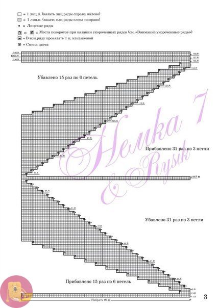 Пончо полосатое