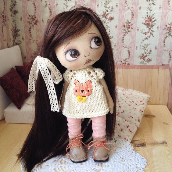 Рисуем куколкам глаза