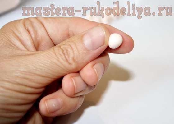 Розочка из полимерной глины