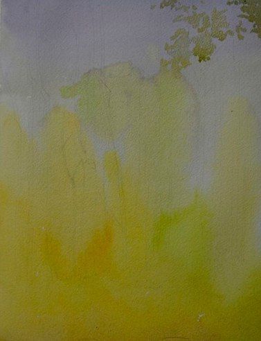 Урок рисования: лес акварелью