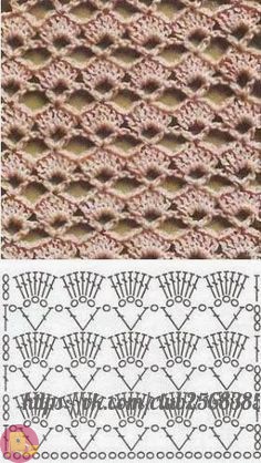 Узоры крючком: схемы