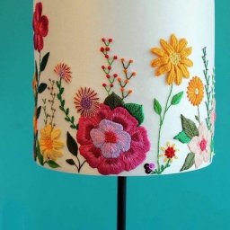 ​Вышивка на абажурах: идеи для вдохновенного творчества