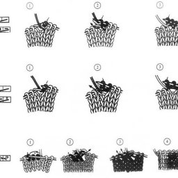​Детальная расшифровка схем для вязания на спицах
