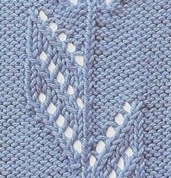 ​Красивые узоры на спицах