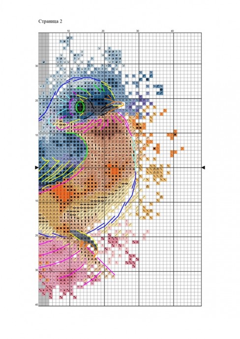 ​Вышиваем птичку-невеличку