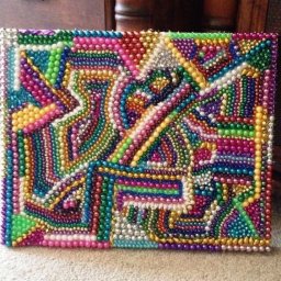 Панно из бус