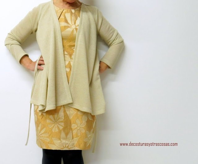 ​Пошив летящего кардигана