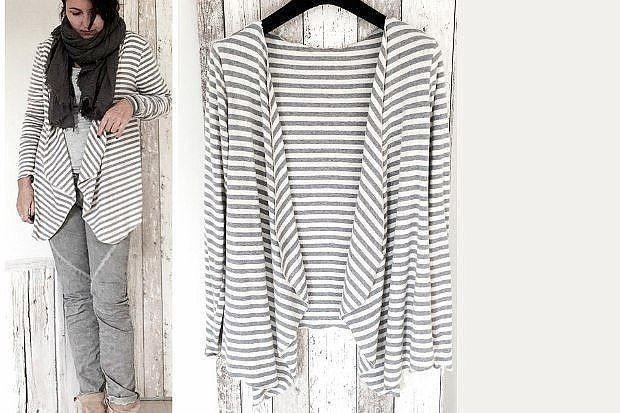 Простая выкройка эффектного кардигана