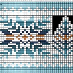 ​Вышиваем атмосферные мотивы как для свитера