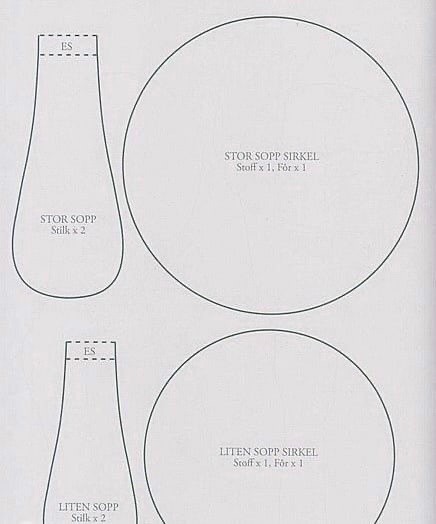 ​Грибочки из ткани