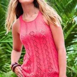 ​Туника с узором дорожками