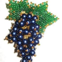 ​Смородина из бусин и бисера