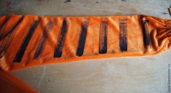 Наносим несложный рисунок на ткань Наносим несложный рисунок на ткань