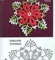 ​Цветочные мотивы крючком