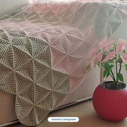 ​Невероятный узор для пледа