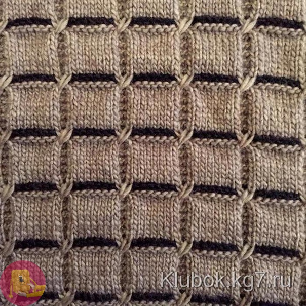 Очень красивый узор для свитера или кардигана или уютного пледа