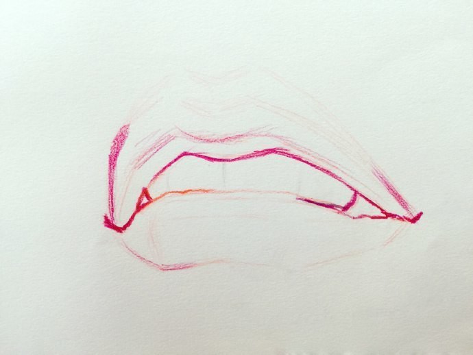 Правдоподобно рисуем губы поэтапно
