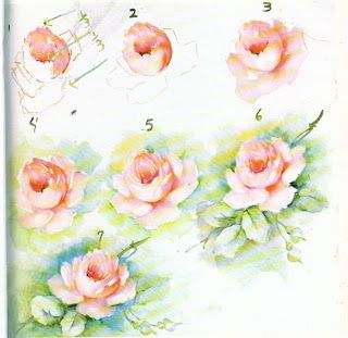Рисуем розы акварелью: мастер-класс