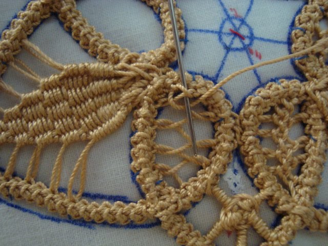 Румынское шнурковое кружево: мастер-класс